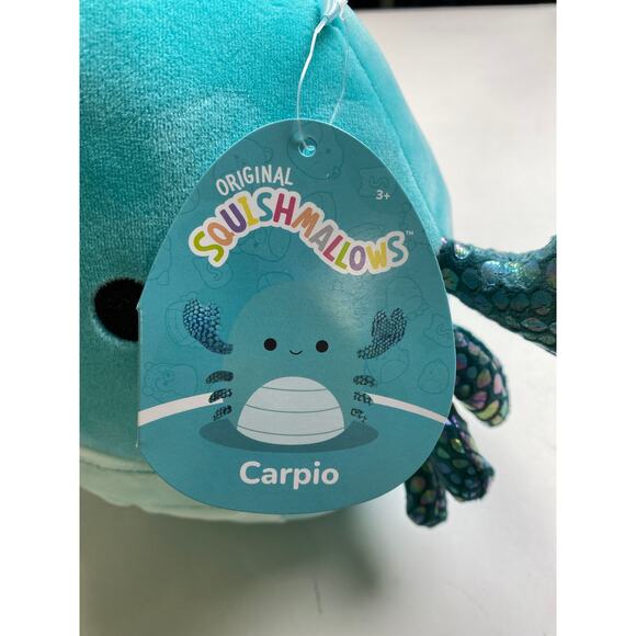 Squishmallows Carpio The Teal Scorpion 8” Stuffed Plush NWT #2075 11-10-2022 - Picture 2 of 7